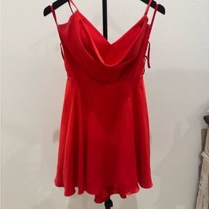 Alyse Elegant Red Homecoming dress
